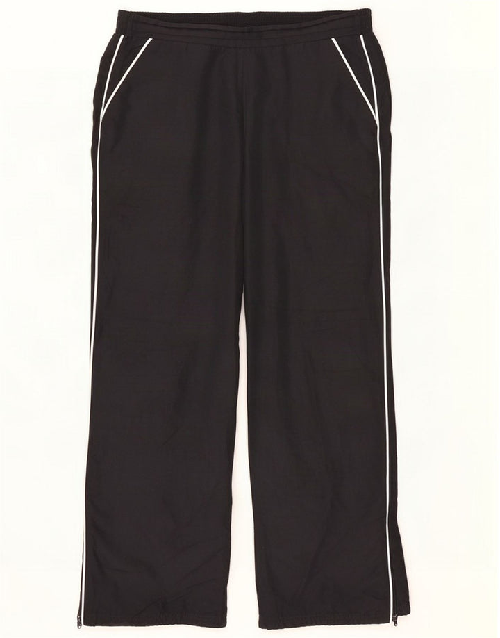 Marks & Spencer Træningsdragtsbukser til kvinder UK 12 Medium Black Polyester