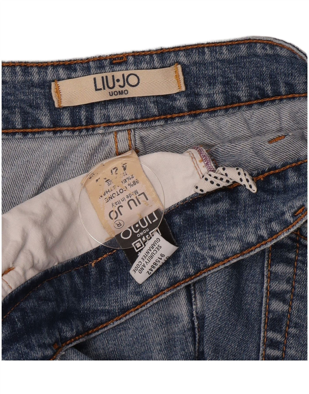 Liu Jo Herre Regular Slim Jeans W38 L31 Blå Bomuld