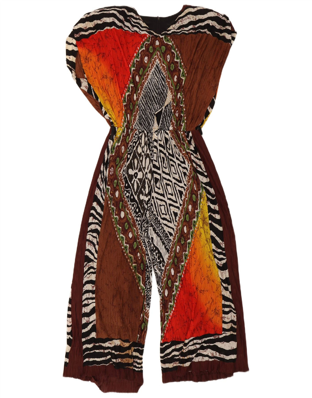 Puszta Dame Abstrakt Mønster Oversized Jumpsuit EU 44 XL Flerfarvet