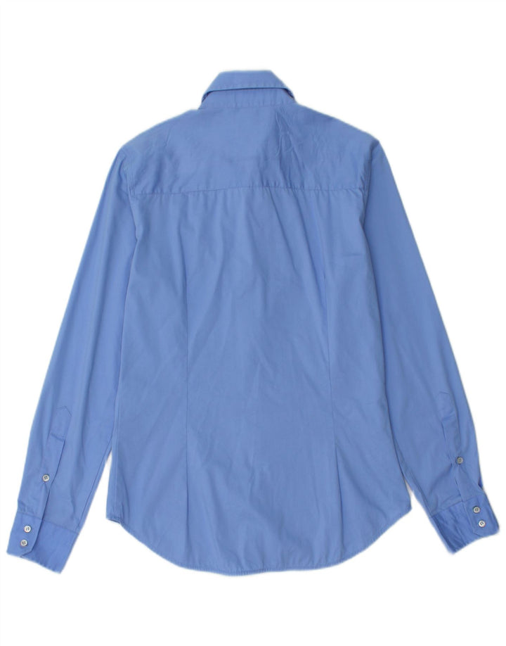 Zara Dameskjorte UK 10 Lille Blå