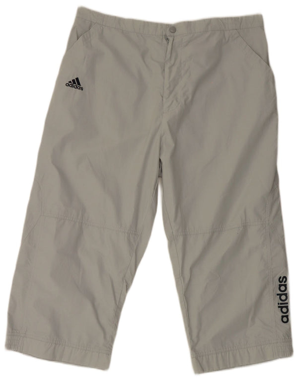 Adidas Herre Grafiske Capri Bukser W40 L21 Grå Polyester
