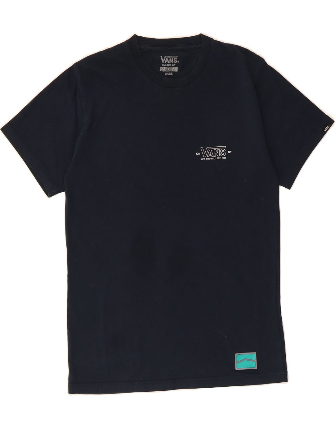 VANS Mens Graphic T-Shirt Top Small Navy Blue Cotton Vintage Vans and Second-Hand Vans from Messina Hembry 