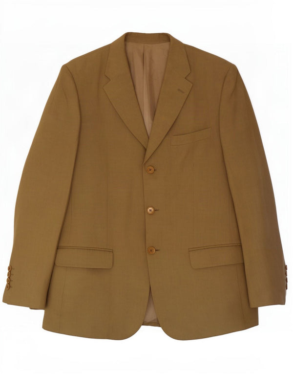 Valentino Herre 3-knaps blazerjakke IT 50 Large Khaki Linen