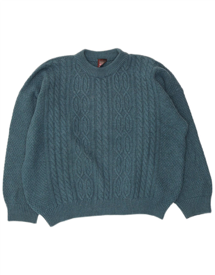 Tænk Pink Dame Jumper Sweater UK 20 2XL Blå