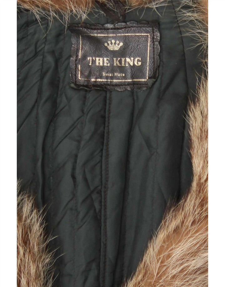 Vintage herre læderfrakke UK 38 Medium Black