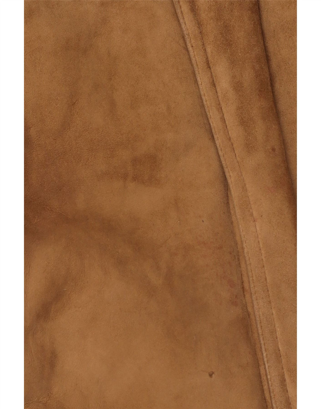 Vintage Shearling-jakke til mænd IT 52 XL brunt læder