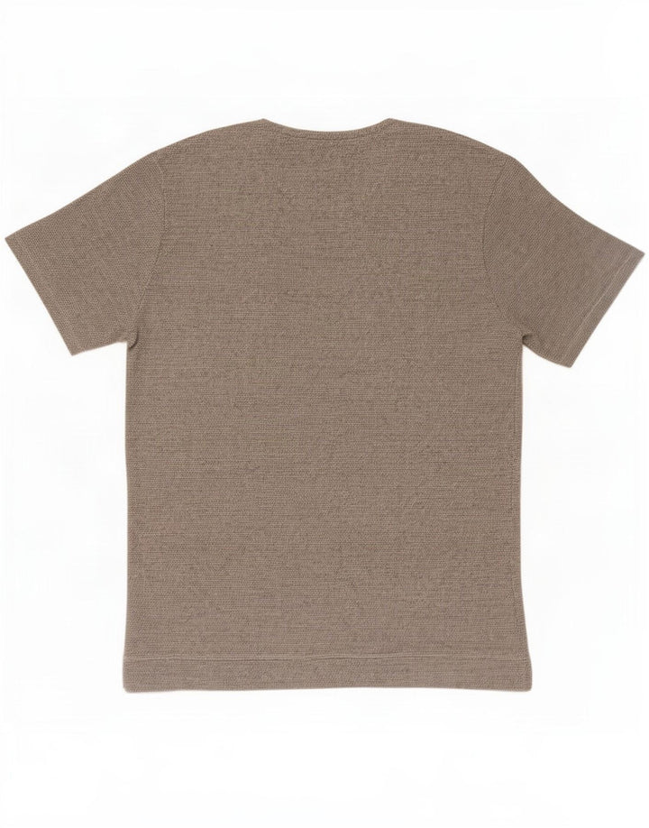 Zara Herre T-Shirt Top Stor Grå Bomuld