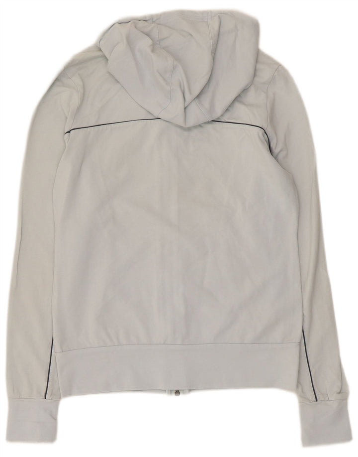Nike hættetrøje med lynlås til kvinder UK 12/14 Medium Blue