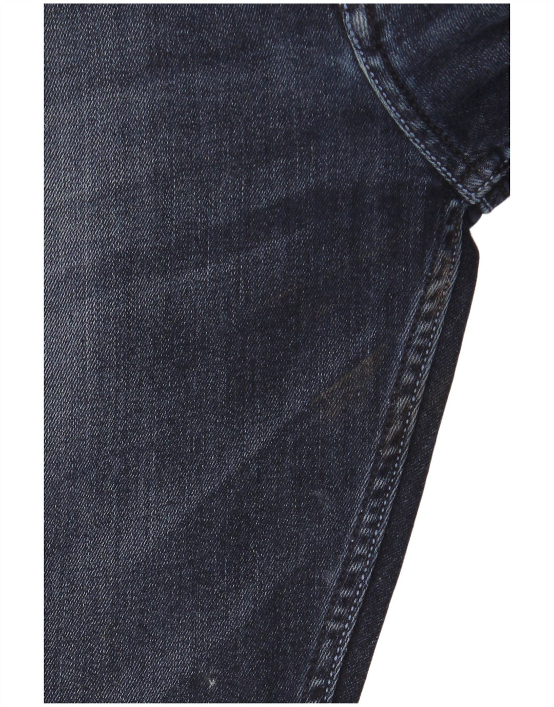 French Connection Herre Distressed Slim Jeans W36 L28 Marineblå Bomuld