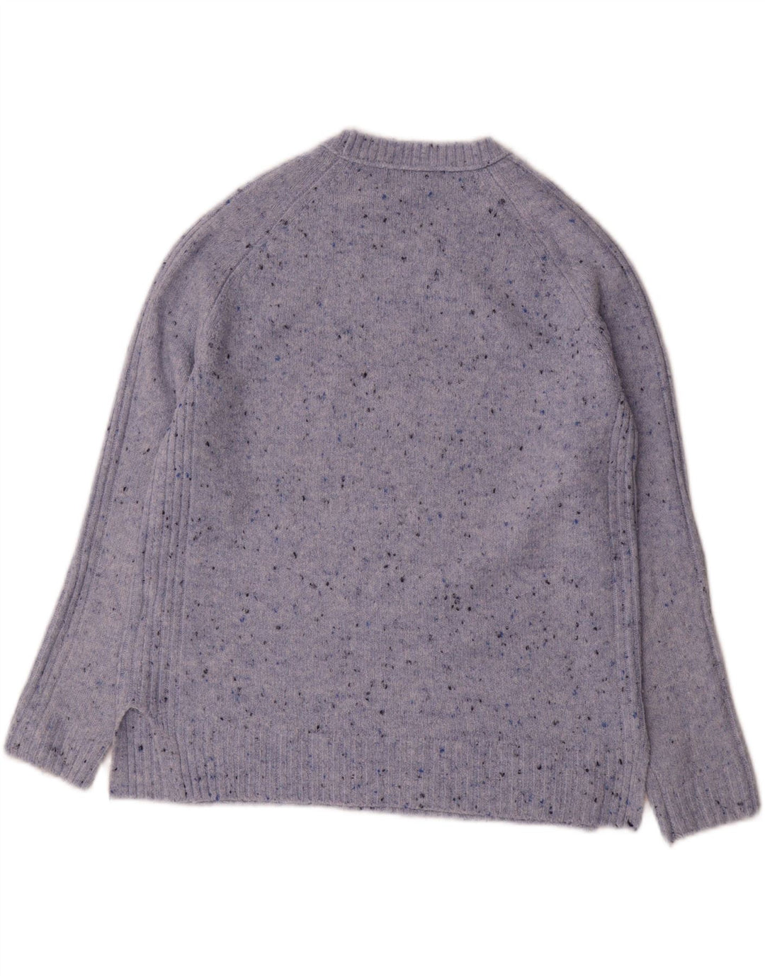 Marks & Spencer Dame sweater med rund hals DK 10 Små blå flækkede