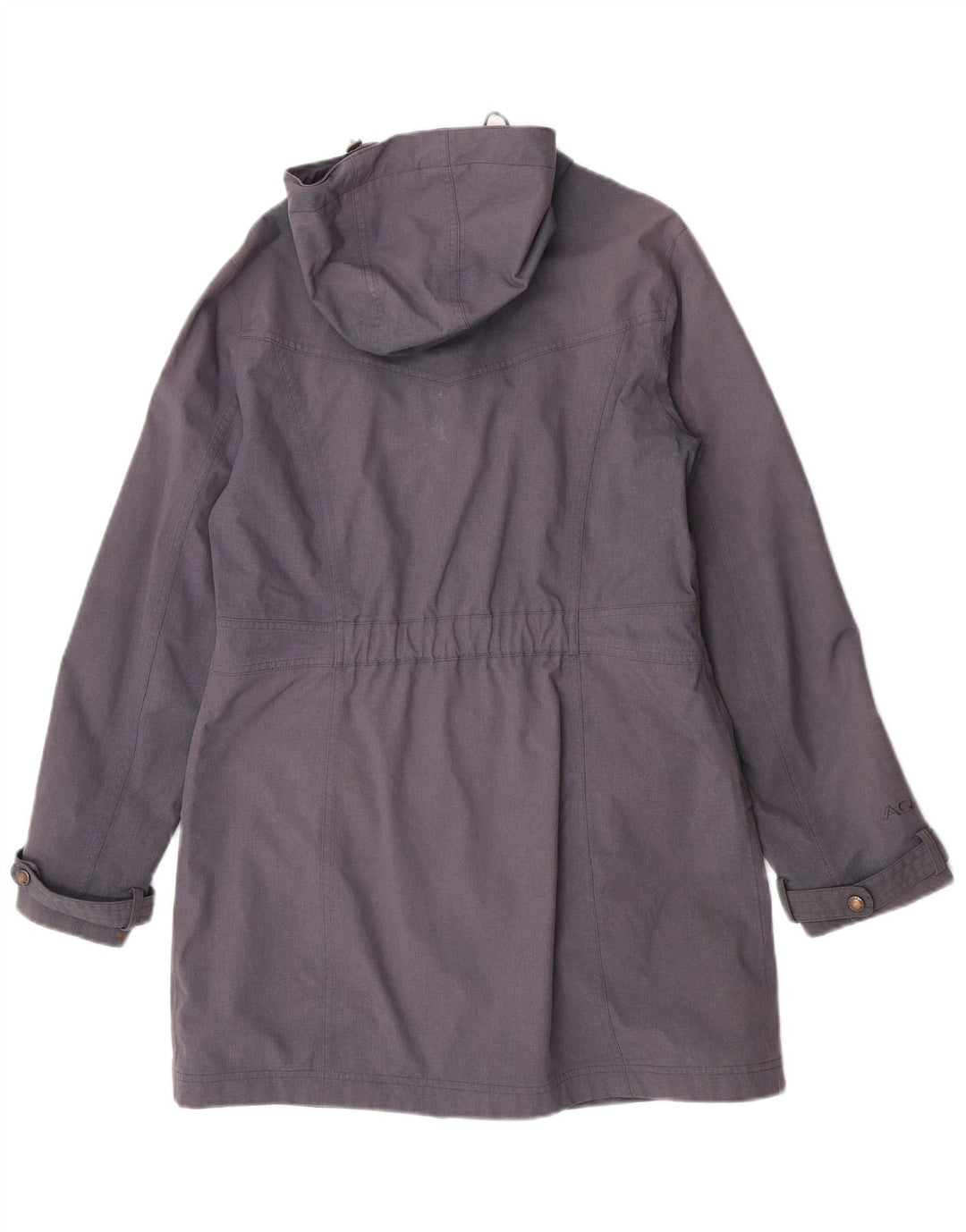 Berghaus Regnfrakke med hætte til kvinder UK 12 Medium Blue Polyamide