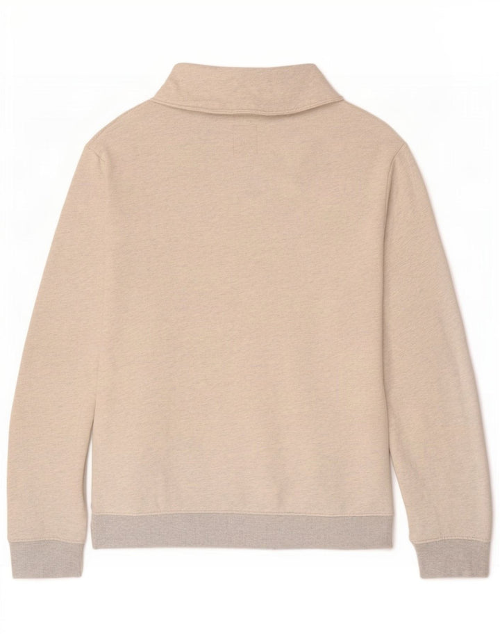 Levi's Herre Shawl Neck Sweatshirt Jumper Medium Grey Flecked Bomuld