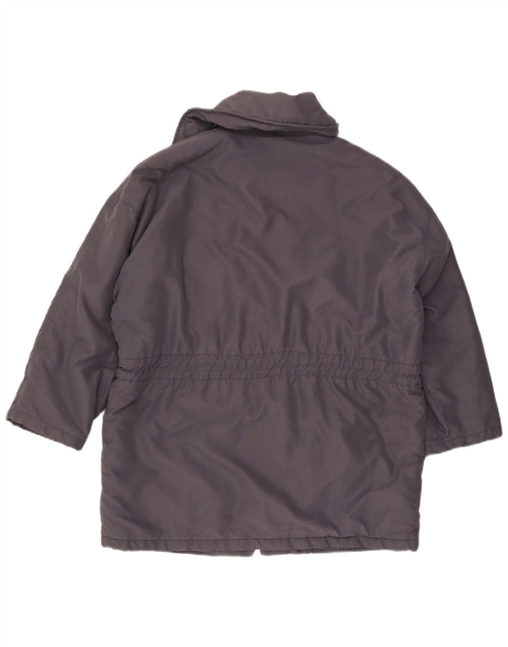 Vintage Kvinder Utility Jacket UK 16 Large Grå