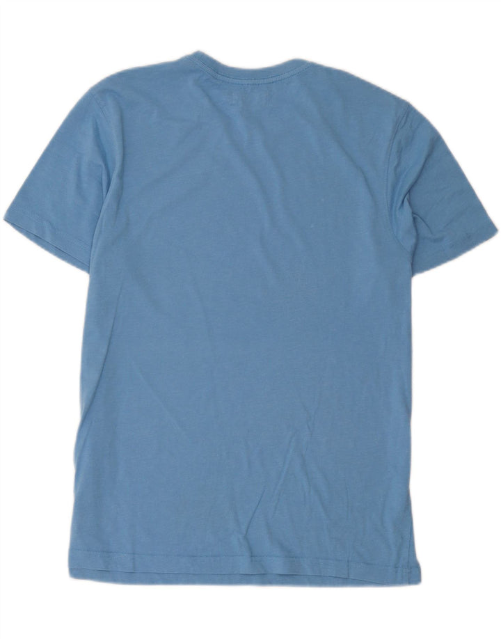 Saltrock Herre Grafisk T-Shirt Top Stor Blå Bomuld