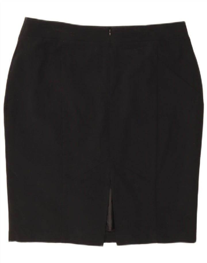 Marks & Spencer Pencil Nederdel til kvinder UK 16 Large W36 Black Polyester
