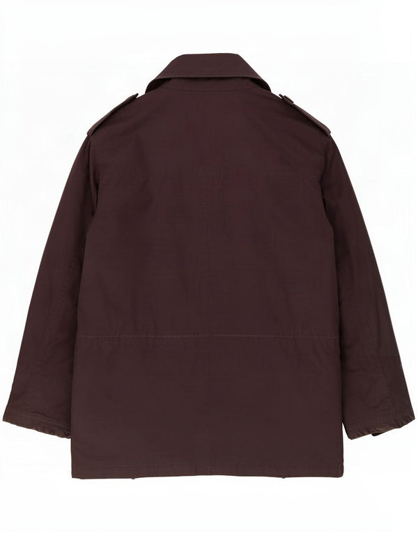 Fay Herre Military Jacket UK 38 Medium Sort Polyamid