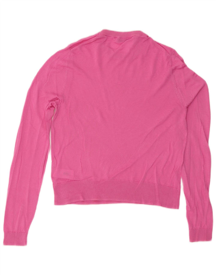 Zara Dame sweater med rund hals DK 12 Medium Pink Lyocell