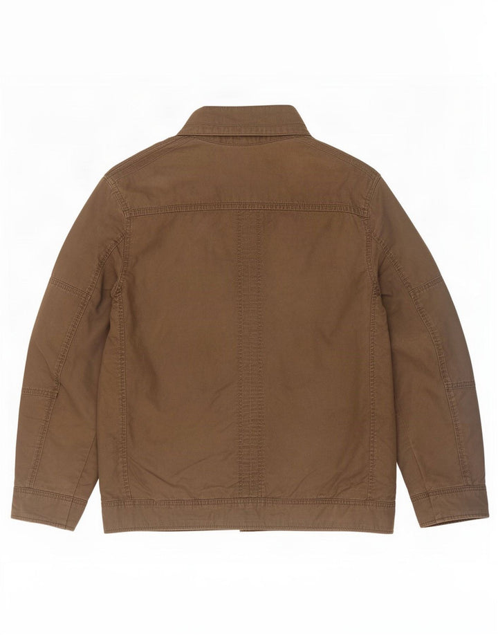 John Rocha Herre Utility Jacket UK 38 Medium Khaki Cotton