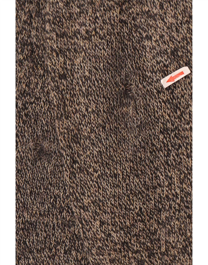 Valentino Herre V-hals sweater XL Brun Flecked Uld