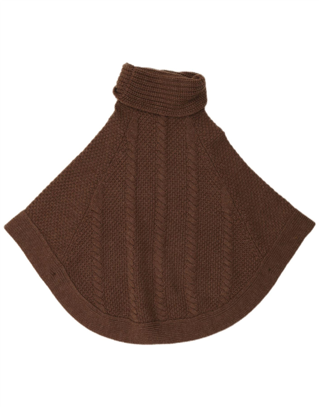 Joules Dame Oversized Poncho Jumper UK 10 Lille Brun Akryl