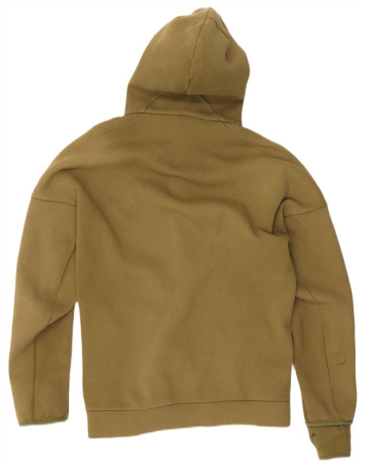Adidas Herre grafisk hættetrøje med lynlås Stor Khaki