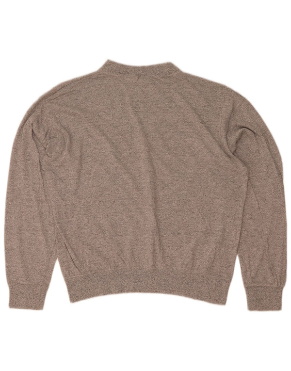 Champion Mens Graphic Sweatshirt Jumper Medium Grey Cotton