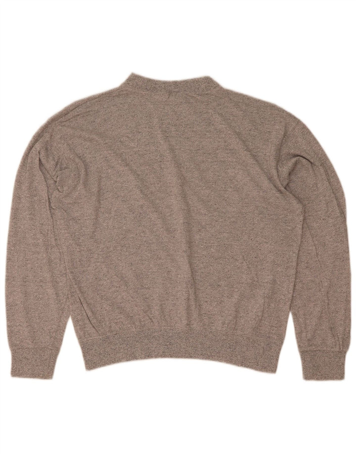 Champion Herre Grafisk Sweatshirt Jumper Medium Grå Bomuld
