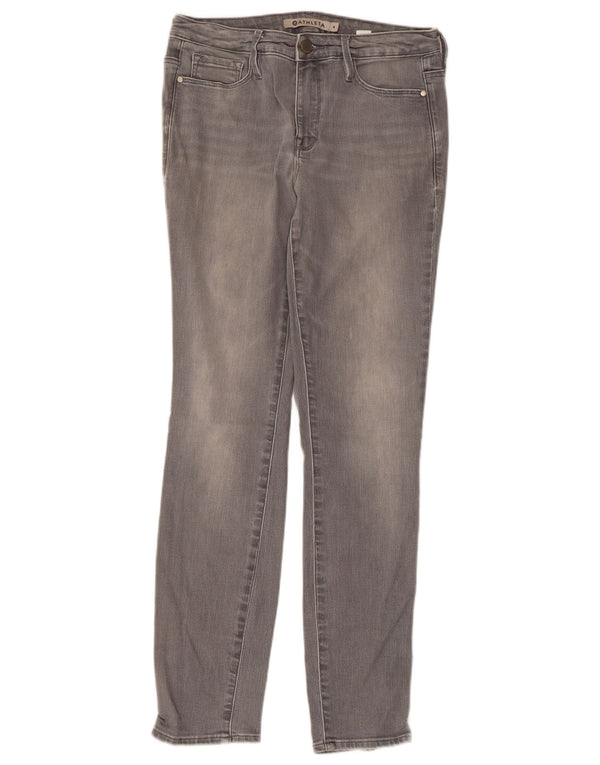 ATHLETA Dame Slim Jeans US 4 Small W30 L29 Grå Bomuld