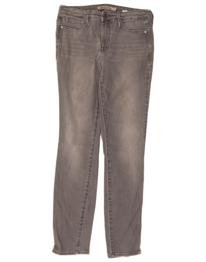 ATHLETA Dame Slim Jeans US 4 Small W30 L29 Grå Bomuld