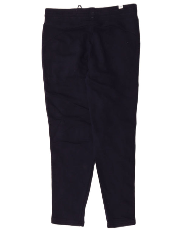Puma træningsdragt bukser til kvinder UK 10 Small W27 L28 Navy Blue Colourblock