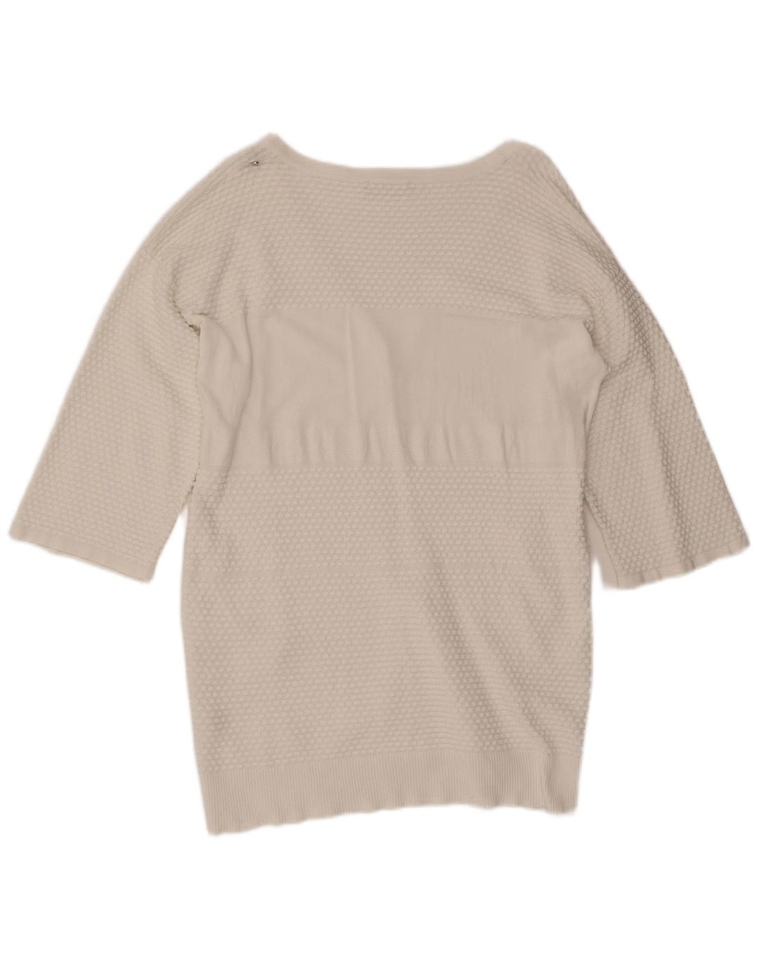 Diesel dame 3/4 ærmet oversized cardigan sweater UK 10 Small White