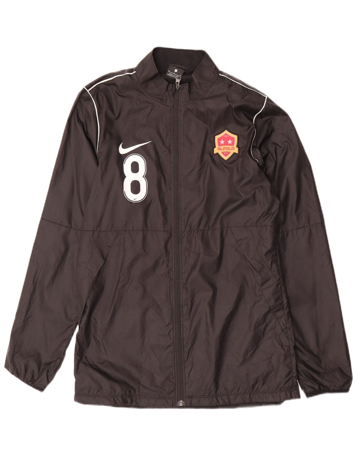 Nike Herre grafisk regnjakke lille sort polyester
