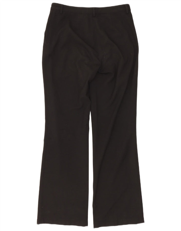 Armani Dame Bootcut Casual Bukser UK 12 Medium W28 L30 Sort Polyester