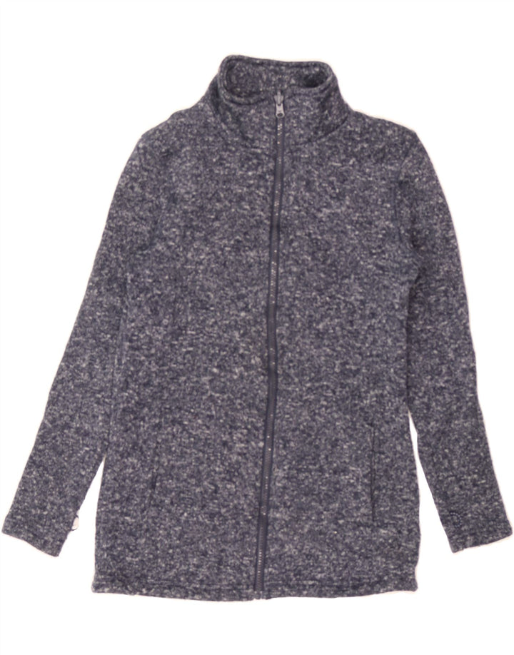 MOUNTAIN WAREHOUSE Womens Cardigan Sweater UK 8 Small  Navy Blue Flecked Vintage Mountain Warehouse and Second-Hand Mountain Warehouse from Messina Hembry 