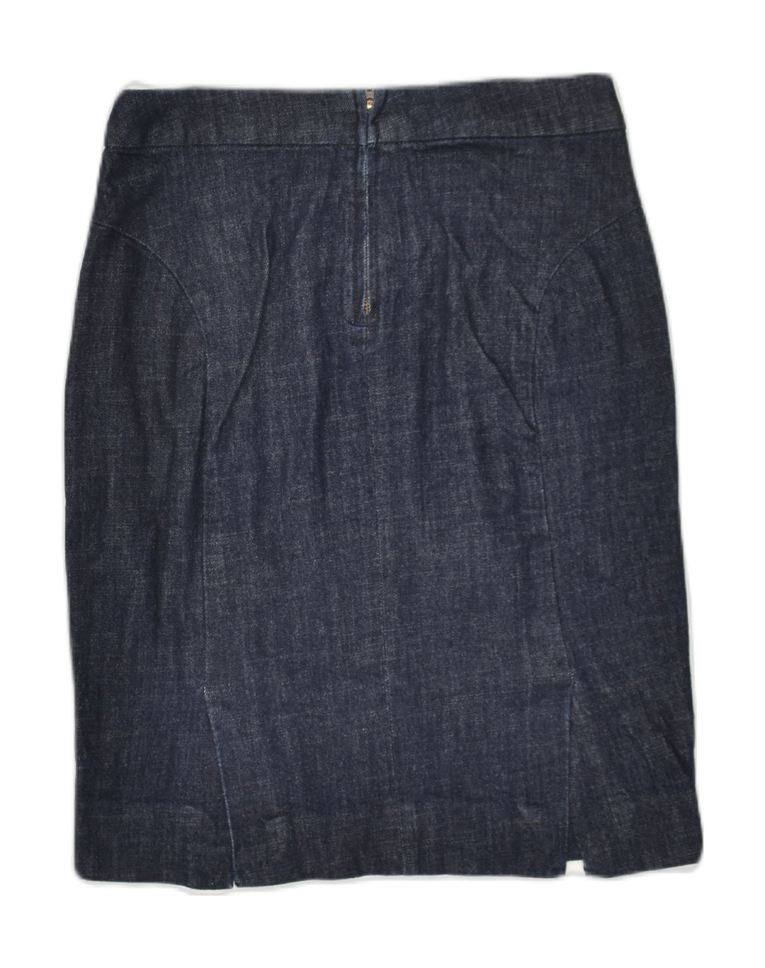 J. CREW Womens Stretch Denim Skirt US 2 XS W25 Navy Blue Cotton | Vintage J. Crew | Thrift | Second-Hand J. Crew | Used Clothing | Messina Hembry 