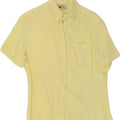 MARELLA Womens Short Sleeve Shirt IT 44 Medium Yellow Vintage Marella and Second-Hand Marella from Messina Hembry 