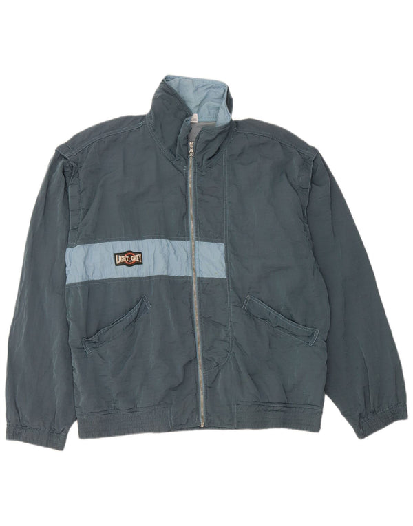 BELFE Træningsdragt til mænd Topjakke UK 38 Medium Blue Colourblock Polyamid