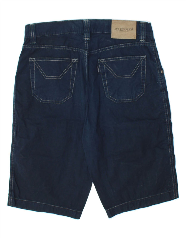 JECKERSON Womens Bermuda Denim Shorts W31 Medium Navy Blue Cotton Vintage Jeckerson and Second-Hand Jeckerson from Messina Hembry 