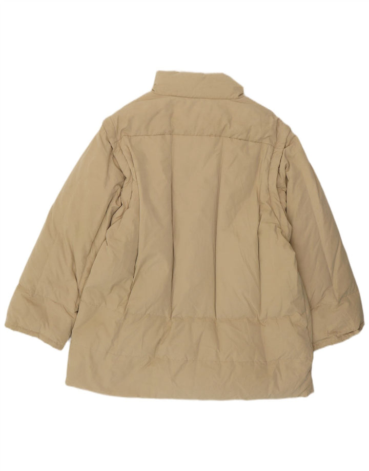 Trussardi Herre Polstret Jakke IT 50 Stor Beige Polyester