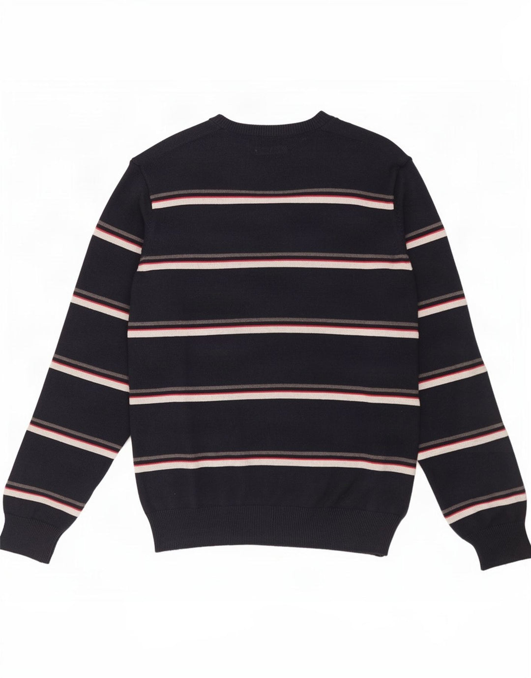 Marks & Spencer Herre Blue Harbor V-hals sweater Medium Navy stribet