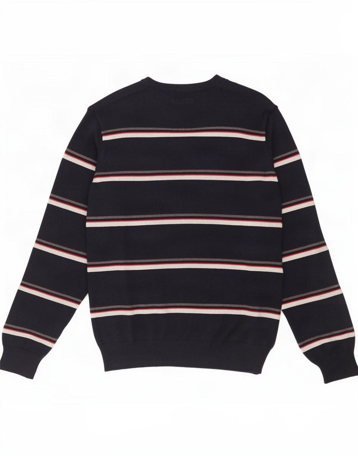 Marks & Spencer Herre Blue Harbor V-hals sweater Medium Navy stribet