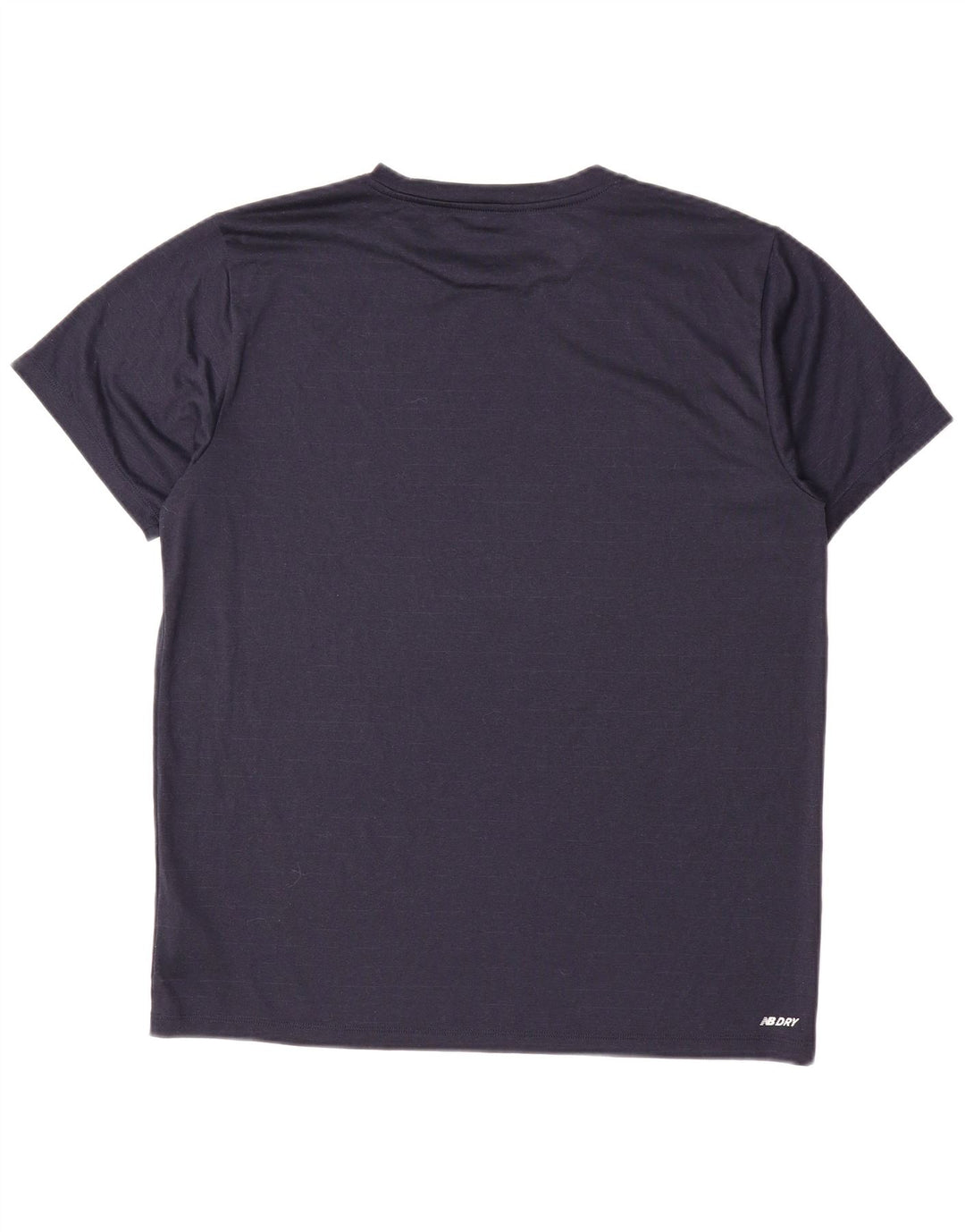 New Balance Herre T-Shirt Top Stor marineblå nålestribet polyester