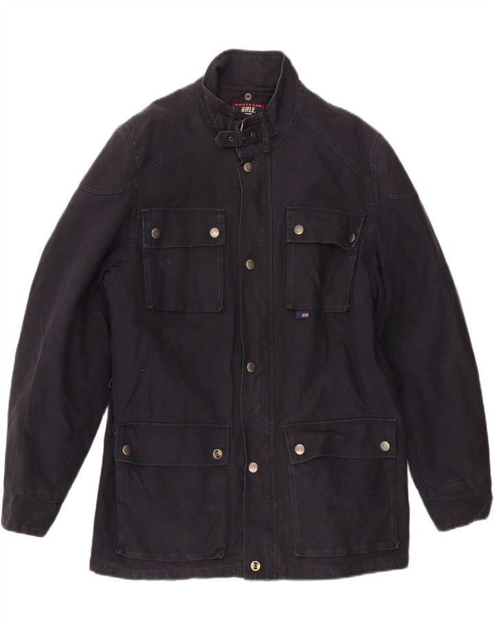 Rifle Heritage Utility Jacket UK 36 Small Navy Blue