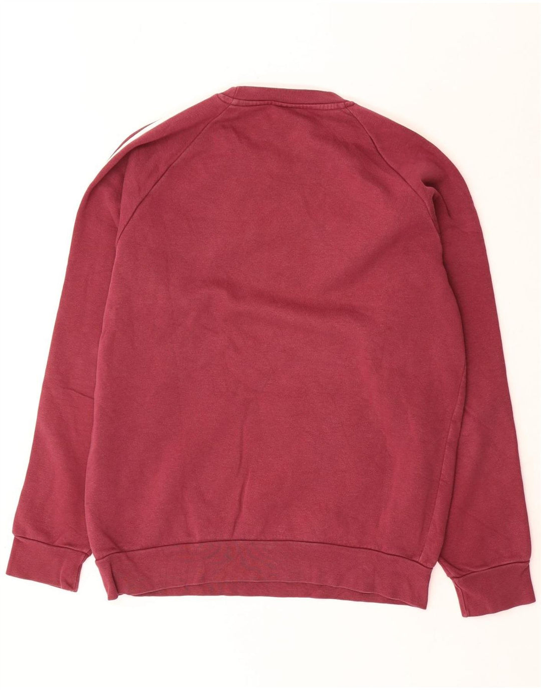 Adidas Sweatshirt til mænd, lille Bourgogne bomuld