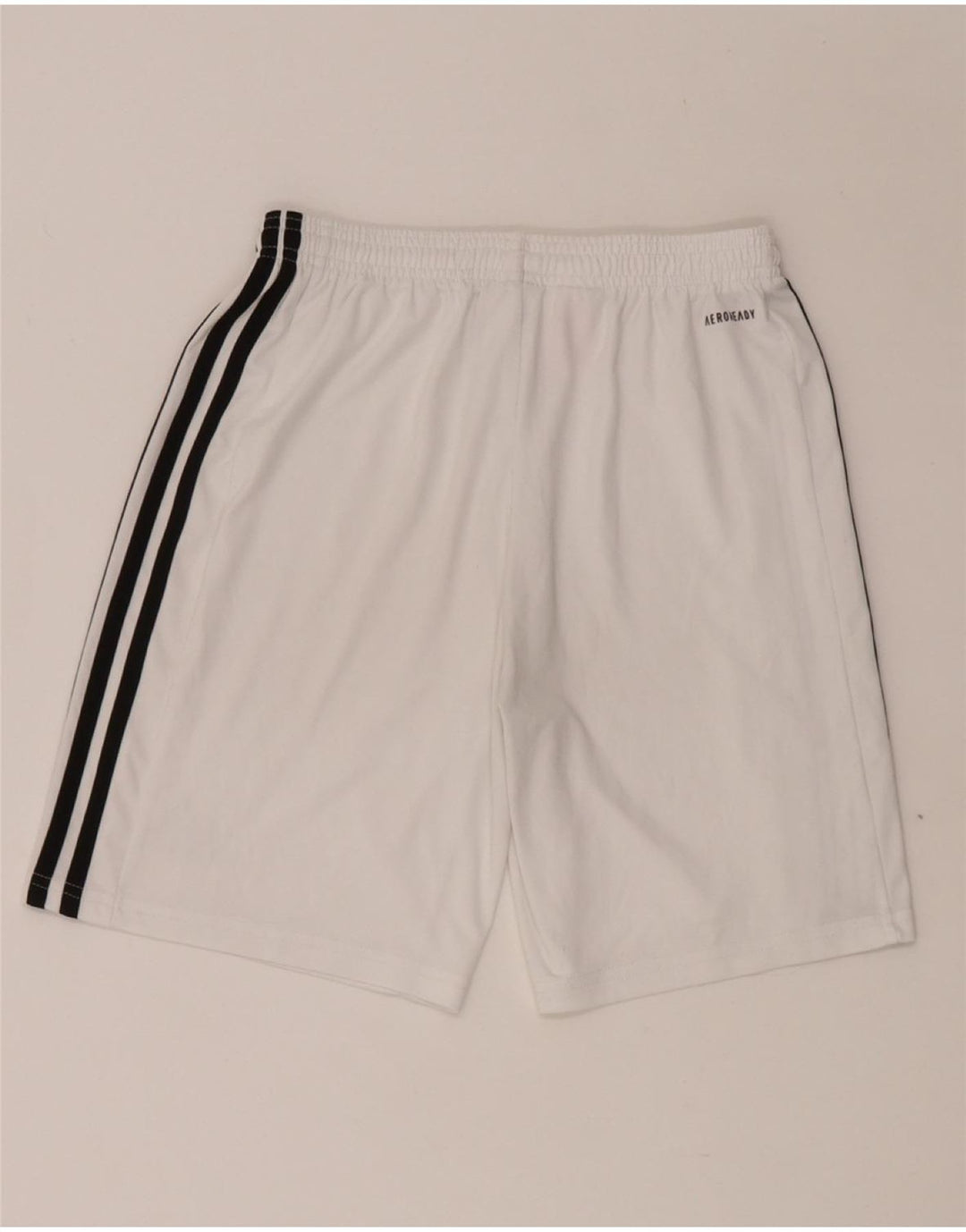 ADIDAS Aeroready Sportsshorts til drenge 15-16 år Hvid polyester