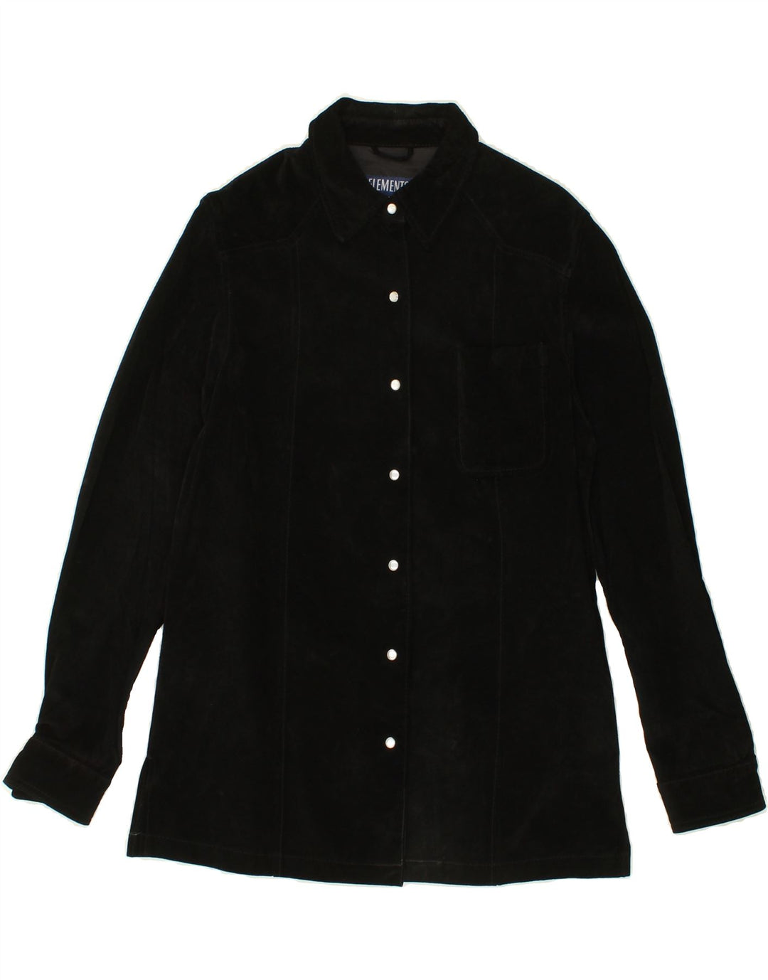 ELEMENTS Womens Leather Jacket EU 36 Small Black Leather | Vintage Elements | Thrift | Second-Hand Elements | Used Clothing | Messina Hembry 