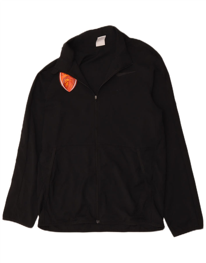 Nike Herre Dri Fit Grafisk træningsdragt Topjakke Lille sort polyester