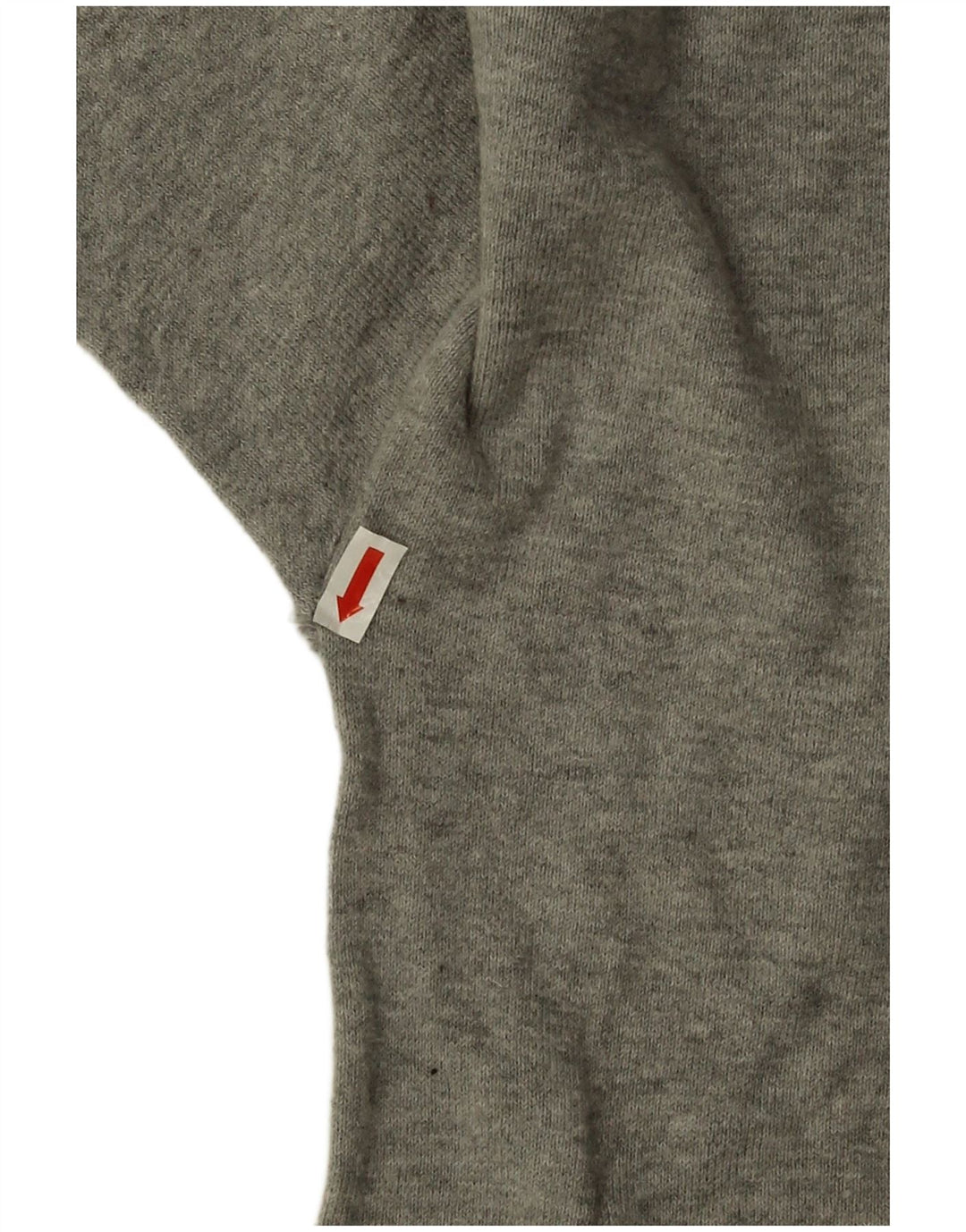 Zara Dame Oversized Boat Neck Jumper Sweater UK 14 Medium Grey Flecked
