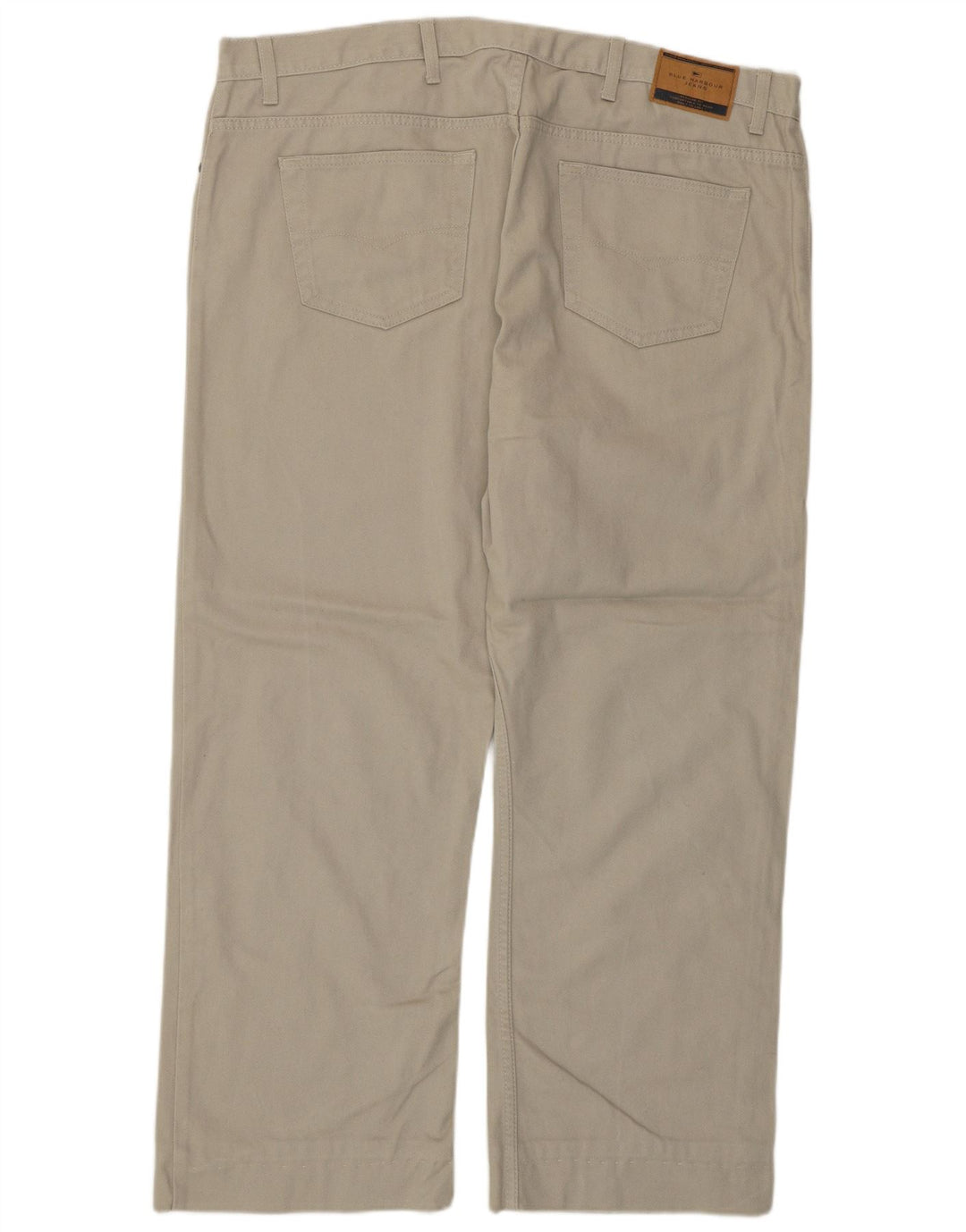 Marks & Spencer Herre Blue Harbor Casual Bukser W42 L27 Grå Bomuld