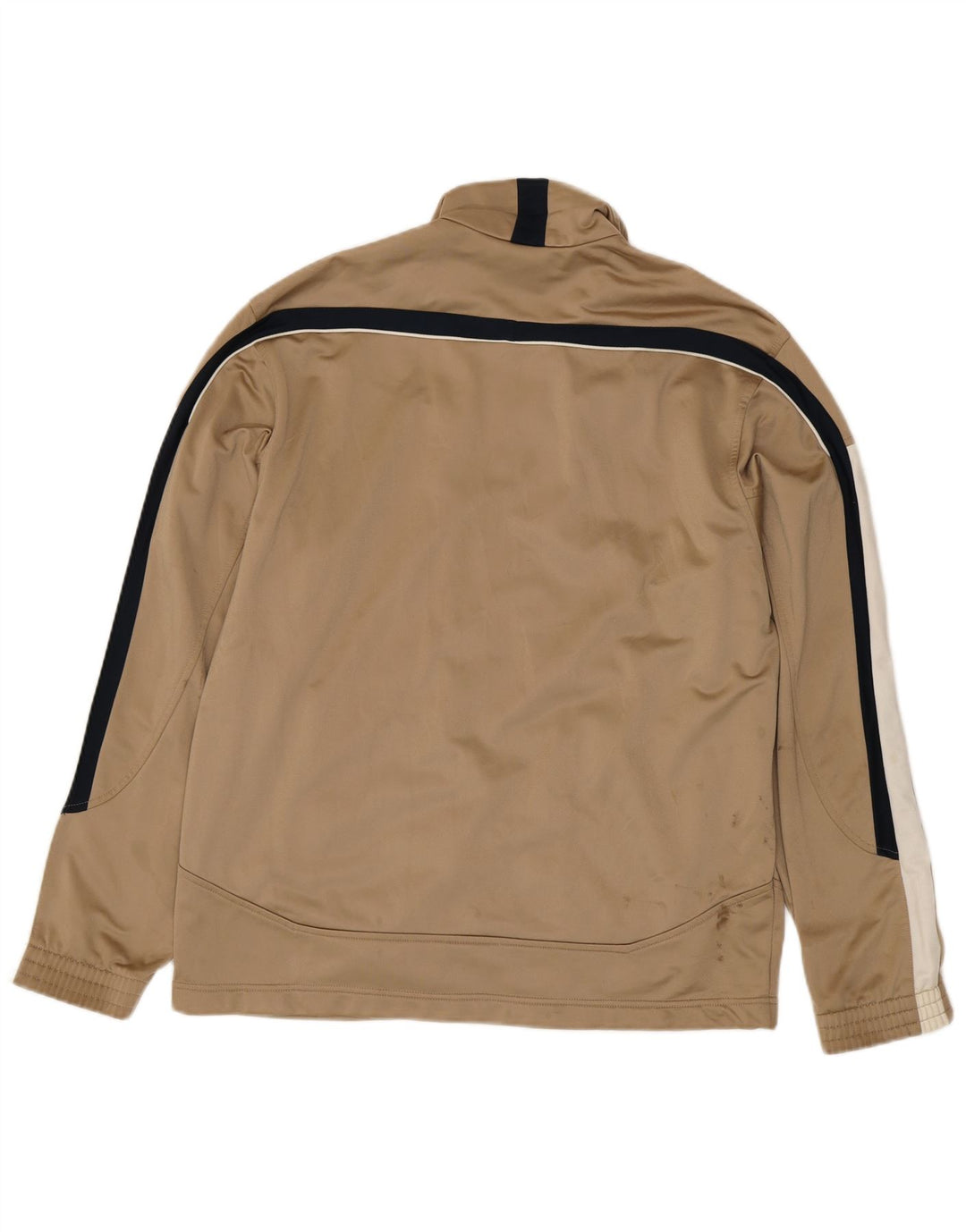 Diadora Træningsdragt til mænd Topjakke UK 42 Stor Beige Colourblock Polyester